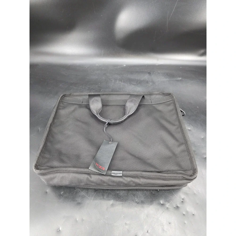 Tumi T-Pass Organizer Brief Expandable Laptop Bag Black‎ Style 026531DH